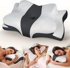 Vendria dark grey cooling cervical pillow for sleep